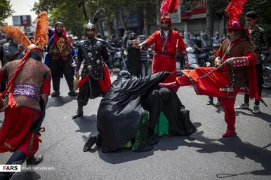 کاروان نمادین اسرای کربلا «بنی اسد»