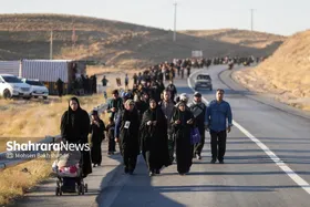 خدمت&zwnj;رسانی و پذیرایی از زائران پیاده دهه آخر صفر در جاده نیشابور به مشهد (۳۱ مرداد ۱۴۰۴)