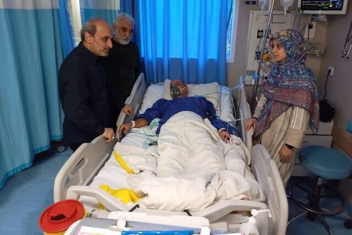 عیادت جبلی از مجروحان حادثه حمله رژیم صهیونیستی به صداوسیما
