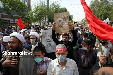 تشییع پیکر شهید حجت الاسلام محمد اصلانی در مشهد