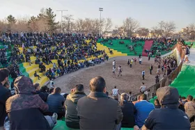 صدای تشویق تماشاگران پس از ۳۰ سال در گود کشتی باچوخه شهید بابانظر پیچید