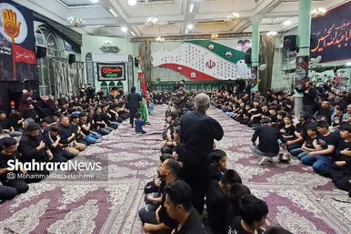 عکس‌هایی از مراسم علم‌کِشی مهاجران افغانستانی در مشهد (۲۳ تیرماه ۱۴۰۳)