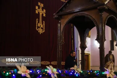مراسم سال نو میلادی در کلیسای «تارگمانچاتس» تهران