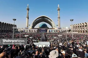 بیان احکام مربوط به نماز میت در مصلای امام خمینی(ره) تهران + فیلم