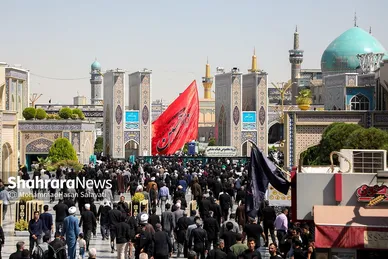 راهپیمایی مردم مشهد در محکومیت اغتشاشات اخیر و تشییع شهدای مدافع امنیت