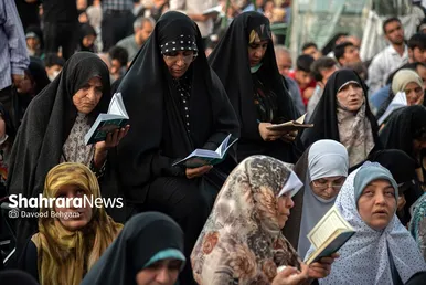 مراسم دعای عرفه در حرم مطهر رضوی