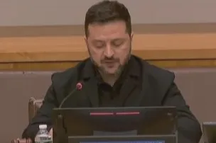زلنسکی در سازمان ملل