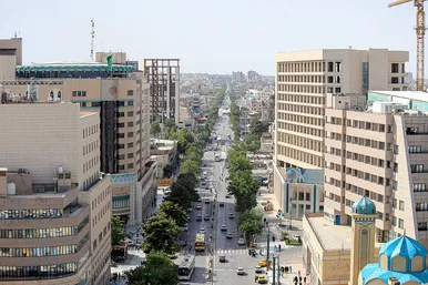 تصاویر هوایی از شهر مشهد و حرم مطهر رضوی