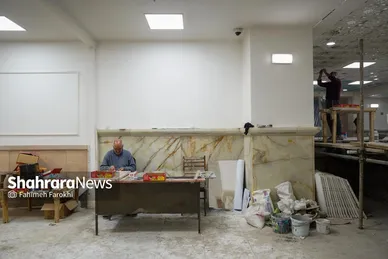 گزارش تصویری | بازدید جمعی از خبرنگاران موسسه فرهنگی شهرآرا از پروژه های عمرانی حرم مطهر رضوی