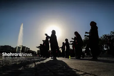 گزارش تصویری | همایش ورزش صبحگاهی در بوستان برکت مشهد