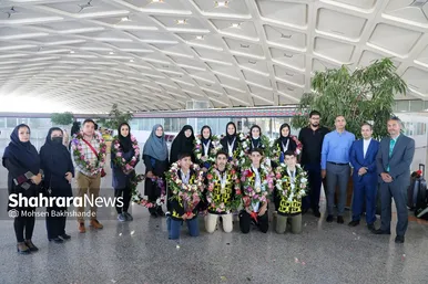 مراسم استقبال از قهرمانان نوجوان بدمینتون آسیا