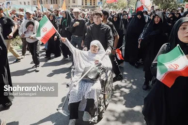 گزارش تصویری | تشییع پیکر مطهر شهید اقتدار حسن حسینی نژاد در مشهد