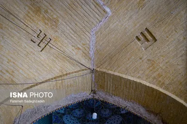 عکس‌هایی از ترک‌های مسجد سید اصفهان
