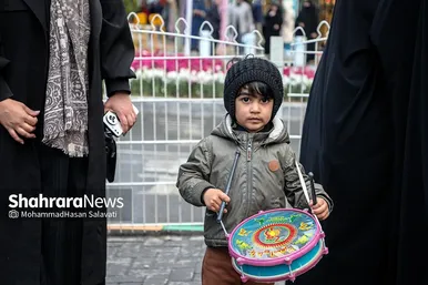 دسته عزای علوی در روز شهادت حضرت علی(ع) در مشهد