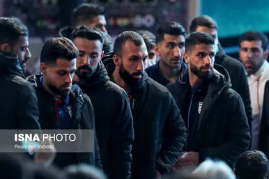 مراسم رونمایی از پیراهن تیم ملی فوتبال برای جام جهانی