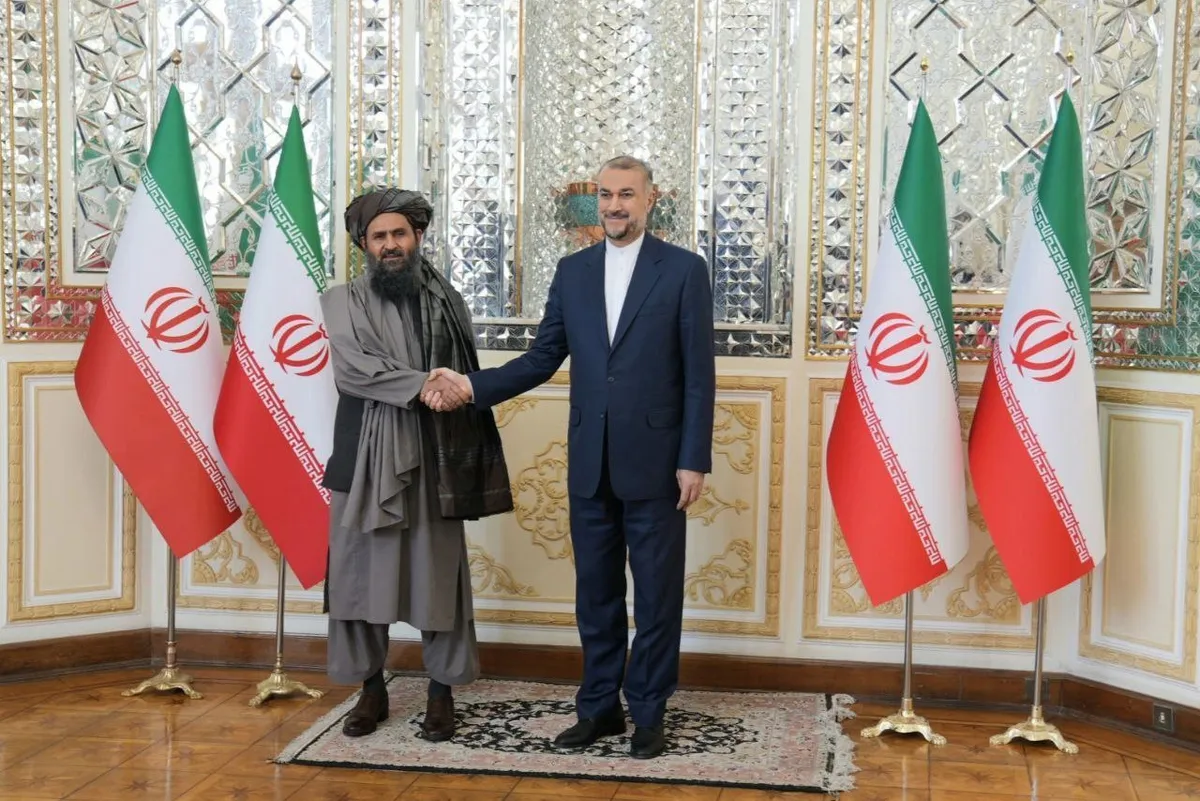 ملابرادر به دیدار امیرعبداللهیان رفت + عکس