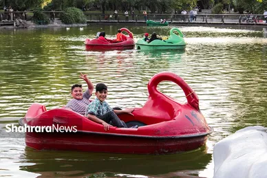 عکس‌هایی از دریاچه مصنوعی پارک ملت مشهد