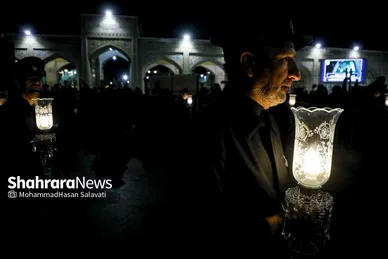 گزارش تصویری | شام غریبان حسینی در حرم امام‌رضا(ع) (۱۵ تیر ۱۴۰۴)