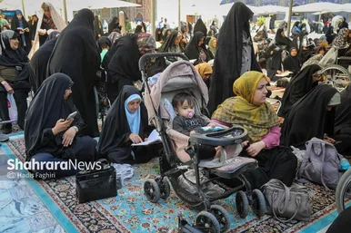 گزارش تصویری | مهمانان کوچک حرم رضوی