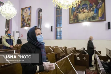 مراسم آغاز سال ۲۰۲۲ میلادی در تهران