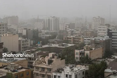 آلودگی شدید هوا در مشهد(۲۷ تیرماه ۱۴۰۲)