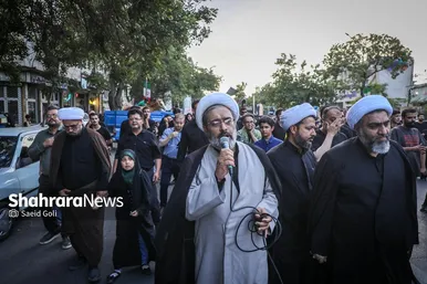 گزارش تصویری | کاروان اعلام عزای ماه محرم در مشهد
