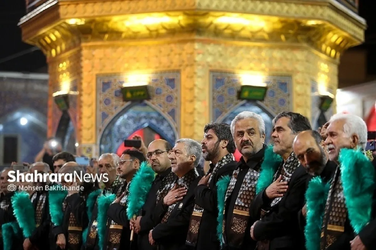 برگزاری مراسم شام غریبان خادمان حرم مطهر رضوی همزمان با شب شهادت امام رضا (ع) + جزئیات
