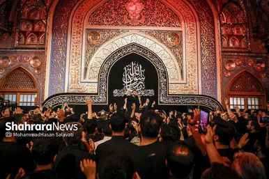 گزارش تصویری | مراسم عزاداری شام شهادت امام حسن مجتبی (ع) و رحلت پیامبر اکرم (ص) در حرم مطهر رضوی