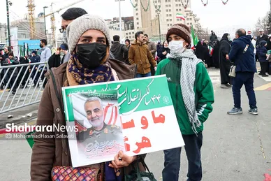 حضور باشکوه مردم مشهد در راهپیمایی ۲۲ بهمن -۳