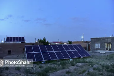 درآمدزایی اهالی روستای چاه نسر به کمک پنل های خورشیدی