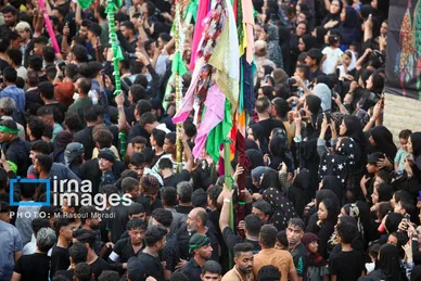 محرم ۱۴۰۴ | عکس‌هایی از آیین سنتی «عَلَم پیغمبر» در میناب
