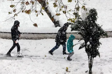 ایران زیباست | بارش برف در رشت
