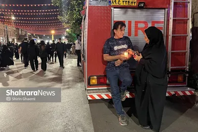 گزارش تصویری |حال و هوای شام غریبان در مشهدالرضا (ع)