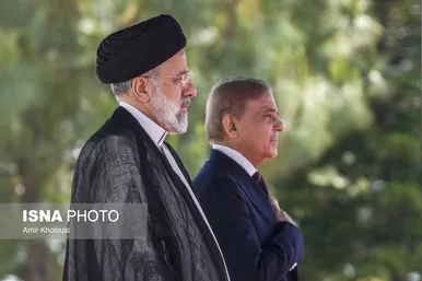 استقبال رسمی شهباز شریف از سید ابراهیم رئیسی