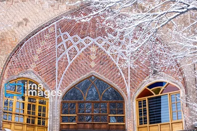 گزارش تصویری | برف در تبریز