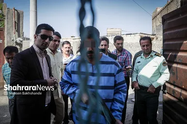 گزارش تصویری | بازسازی صحنه قتل در اسماعیل آباد مشهد