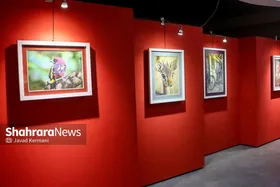 گزارشی از نمایشگاه نقاشی رنگین&zwnj;کمان، از آثار مهناز مدیرخازنی، در نگارخانه رضوان