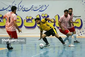 گزارش تصویری | مسابقه نیمه نهایی سیزدهمین دوره مسابقات فوتسال شهرداری&zwnj;های کلان&zwnj;شهرهای ایران