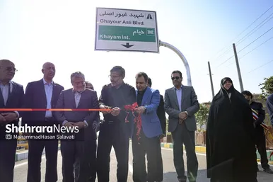 گزارش تصویری | بهره‌برداری از دوربرگردان غیرهمسطح شرقی ابوطالب مشهد