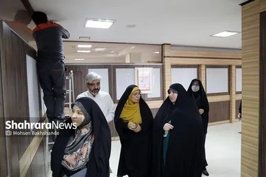 بازدید عضو شورای اسلامی شهر مشهد از موسسه فرهنگی شهرآرا
