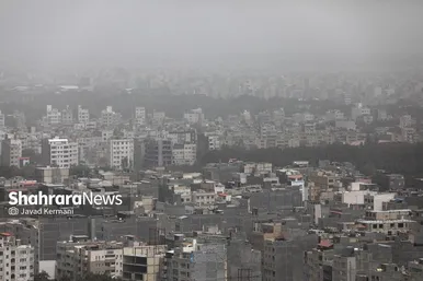 تصاویری از آلوده‌ترین صبح مشهد در قرن جدید (۱۵ مرداد ۱۴۰۲)