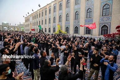 اجتماع عاشورائیان در حرم مطهر رضوی
