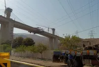 بلندترین پل خاورمیانه در کرج توسط دشمن هدف حمله قرار گرفت (۱۳ فروردین ۱۴۰۵) + تصویر