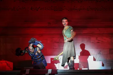 اجرای نمایش «افسانه ماردوش» در آرامگاه فردوسی