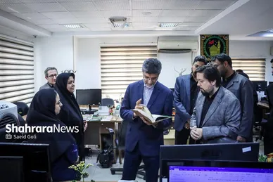 گزارش تصویری | بازدید مدیران استانی و شهری از روزنامه شهرآرا به مناسبت روز خبرنگار - ۳
