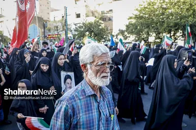 گزارش تصویری | راهپیمایی روز ملی عفاف و حجاب در مشهد (۲۱ تیر ۱۴۰۴)