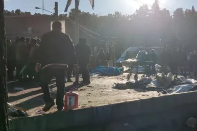 عکس‌هایی از انفجار امروز در گلزار شهدای کرمان (۱۳ دی ۱۴۰۲)