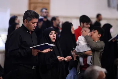 مراسم احیای ناشنوایان در حرم مطهر امام رضا(ع) 