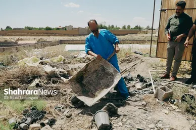 گزارش تصویری | بازسازی صحنه قتل صاحب گلخانه در بلوار شاهنامه