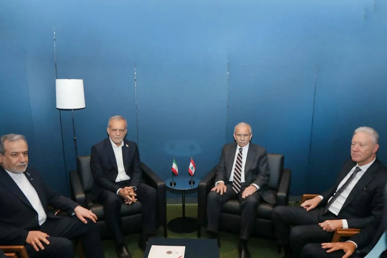پزشکیان و نخست وزیر لبنان